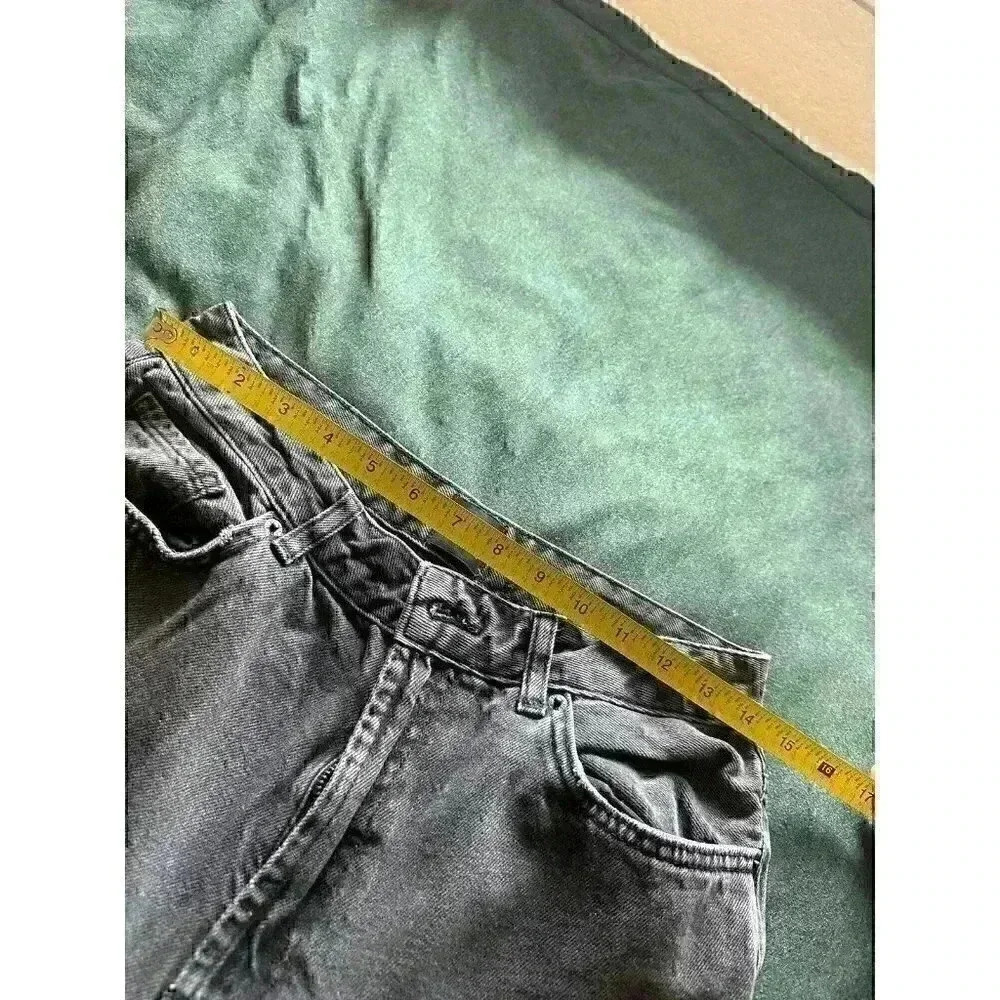 BDG black Jeans size 28 urban outfitters high waisted mom style wide leg - Picture 8 of 12